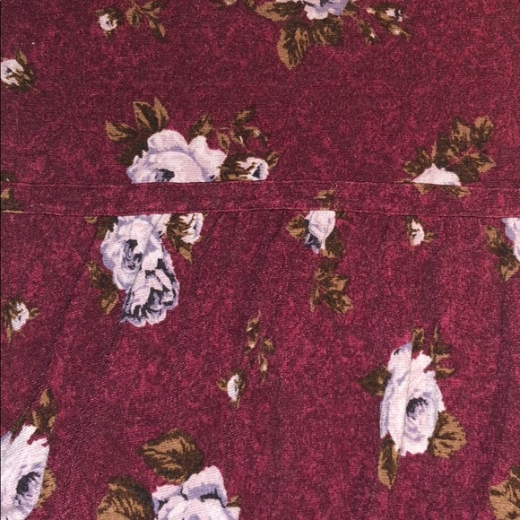 Urban Outfitters Maroon Floral Dress - Picture 3 of 3